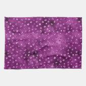 Linge De Cuisine Parties scintillant violet Ombre Glam Pois Motif (Horizontal)