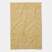 Linge De Cuisine Parties scintillantes élégantes d'or de Faux (Vertical)