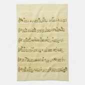 Linge De Cuisine Partition manuscrite Notes de chansons Antique Ivo (Vertical)
