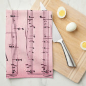 Linge De Cuisine Partition rose (Quart Plié)