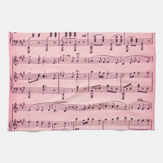 Linge De Cuisine Partition rose (Horizontal)