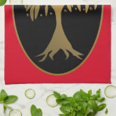 Linge De Cuisine Partridge dans un arbre à poires Gold (Plié)