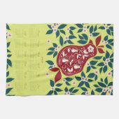 Linge De Cuisine Partridge Pear Tree 2026 Calendar - Bartlett Green (Horizontal)