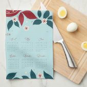 Linge De Cuisine Partridge Pear Tree 2026 Calendar - Evergreen (Quart Plié)