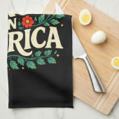 Linge De Cuisine Pas de rois en Amérique (Quart Plié)