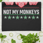 Linge De Cuisine Pas mon cirque, pas mes singes (Plié)