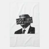 Linge De Cuisine Pas mon président libéral anti-Trump (Vertical)