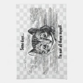 Linge De Cuisine Pas tous là (Vertical)