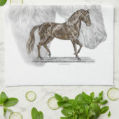 Linge De Cuisine Paso Fino Cheval Art (Plié)