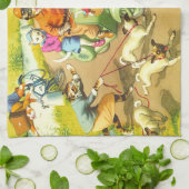 Linge De Cuisine PASSERELLES : Un tour sauvage de scooter - (Plié)