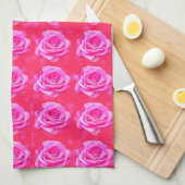 Linge De Cuisine Passion rose, (Quart Plié)