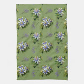 Linge De Cuisine Passionflower Sage Vert Floral Cuisine Plat Servie (Vertical)