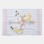 Linge De Cuisine Pastel Carousel Pony (Horizontal)