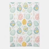 Linge De Cuisine Pastel Easter Eggs Floral Pattern - Cute Spring  (Vertical)