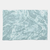 Linge De Cuisine Pastel Light Turquoise Abstrait (Horizontal)