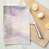 Linge De Cuisine Pastel Lilac Hydrangea Kitchen Tea Towel (Quart Plié)