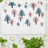 Linge De Cuisine Pastel Pink Blue Tree Cookie Bell Star Noël (Plié)