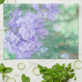 Linge De Cuisine Pastel Purple Jacaranda Arbre Fleurs (Plié)