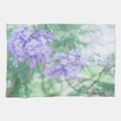 Linge De Cuisine Pastel Purple Jacaranda Arbre Fleurs (Horizontal)