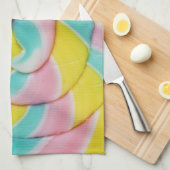 Linge De Cuisine Pastel Rainbow Spiral Candy Photo (Quart Plié)