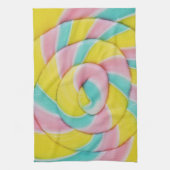 Linge De Cuisine Pastel Rainbow Spiral Candy Photo (Vertical)