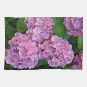 Linge De Cuisine Pastel rose Hortensia hydrangea fleurs