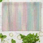Linge De Cuisine Pastel Rose & Vert Esthétique - Maroc Hills Range (Plié)