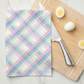 Linge De Cuisine Pastel Summer Plaid (Quart Plié)