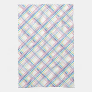 Linge De Cuisine Pastel Summer Plaid