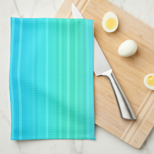 Linge De Cuisine Pastel Turquoise Bleu Bleu Grandes Bleues Vert