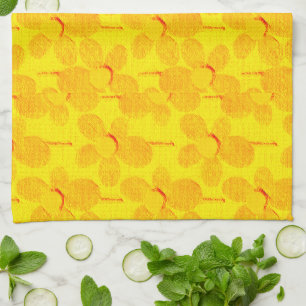 Linge De Cuisine Pastels d'été craie floraux