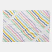 Linge De Cuisine Pastels rayés (Horizontal)