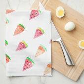 Linge De Cuisine Pastèque (Quart Plié)