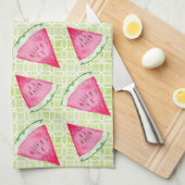 Linge De Cuisine Pastèque (Quart Plié)