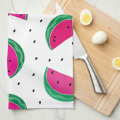 Linge De Cuisine Pastèque. (Quart Plié)