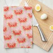 Linge De Cuisine Pastèque (Quart Plié)