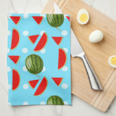 Linge De Cuisine Pastèque avec tranche (Quart Plié)