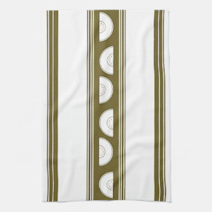 Linge De Cuisine Pastèque Luxe Rayures Jacquard