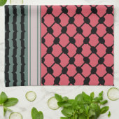 Linge De Cuisine Pastèque palestinienne Hatta Keffiyeh Kufiya Folk (Plié)