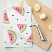 Linge De Cuisine Pastèque Rose, Pâtes De Pâques, Votre Nom (Quart Plié)