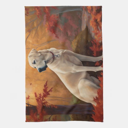 Linge De Cuisine Pasteur anatolien en automne Feuilles automne Insp (Vertical)