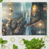 Linge De Cuisine Pasteur anatolien Noël Festive Voyage (Plié)