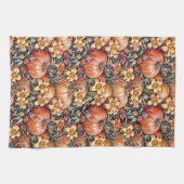 Linge De Cuisine Patch citrouille et Daylilies (Horizontal)