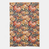 Linge De Cuisine Patch citrouille et Daylilies (Vertical)