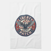 Linge De Cuisine Patch de liberté patriotique Broderie (Vertical)