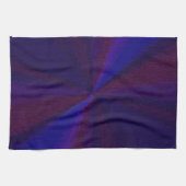 Linge De Cuisine Patchwork circulaire de dégradé bleu à pourpre (Horizontal)