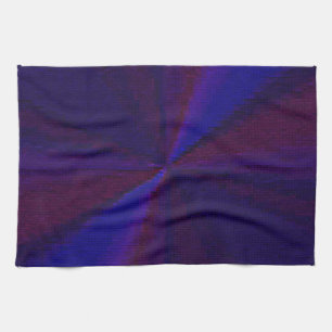 Linge De Cuisine Patchwork circulaire de dégradé bleu à pourpre