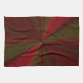 Linge De Cuisine Patchwork de dégradé circulaire rouge à vert (Horizontal)