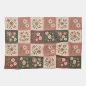 Linge De Cuisine Patchwork floral rustique sans couture (Horizontal)