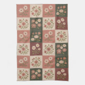 Linge De Cuisine Patchwork floral rustique sans couture (Vertical)
